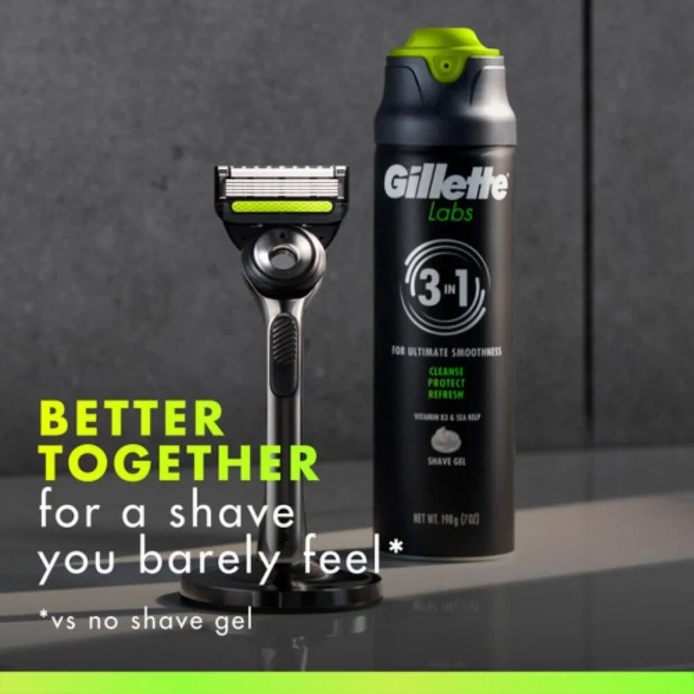 NEW Gillette Labs Rapid Foaming Shave Gel Men Shaving Cream
